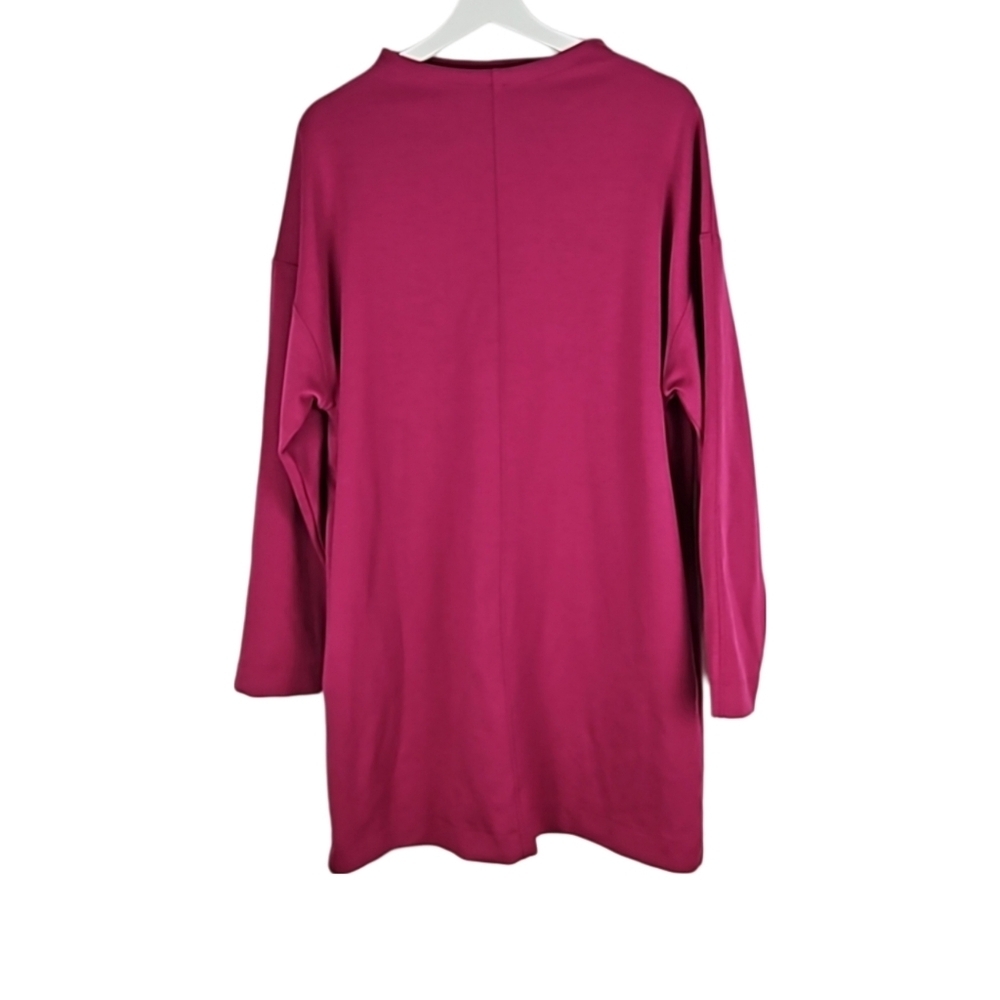 Longsleeve Magenta Purple Dress